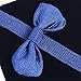 Cosmos Blue Color Velvet Necklace Gift Box Pendant Gift Box Octagonal Jewelry Box with Bow