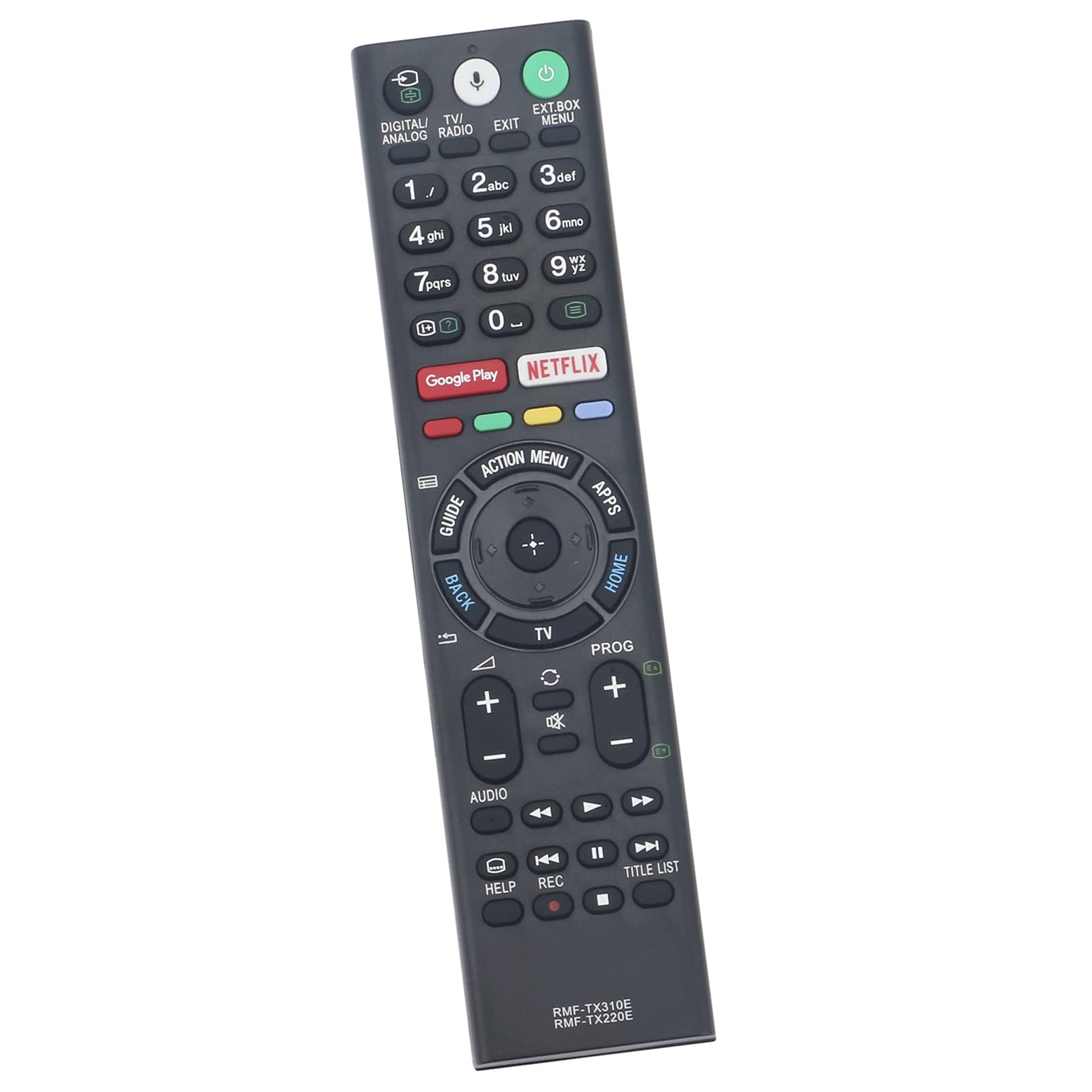 ALLIMITY RMF-TX220E sub RMF-TX310E Remote Control Replace fit for Sony Bravia OLED TV KD-65AF8 KD-55AF8 KD-65AF8-BAEP KD65AF8 KD55AF8 KD65AF8BAEP KD-55XF8596 KD-55XF8588 KDL-49WF805