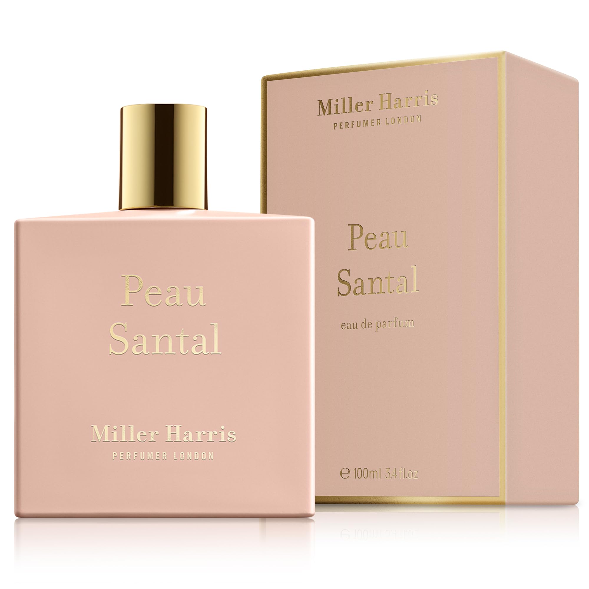 Miller Harris Peau Santal Eau de Parfum 100ml – Warm Sandalwood Perfume | Floral, Fresh Spicy & Woody Notes