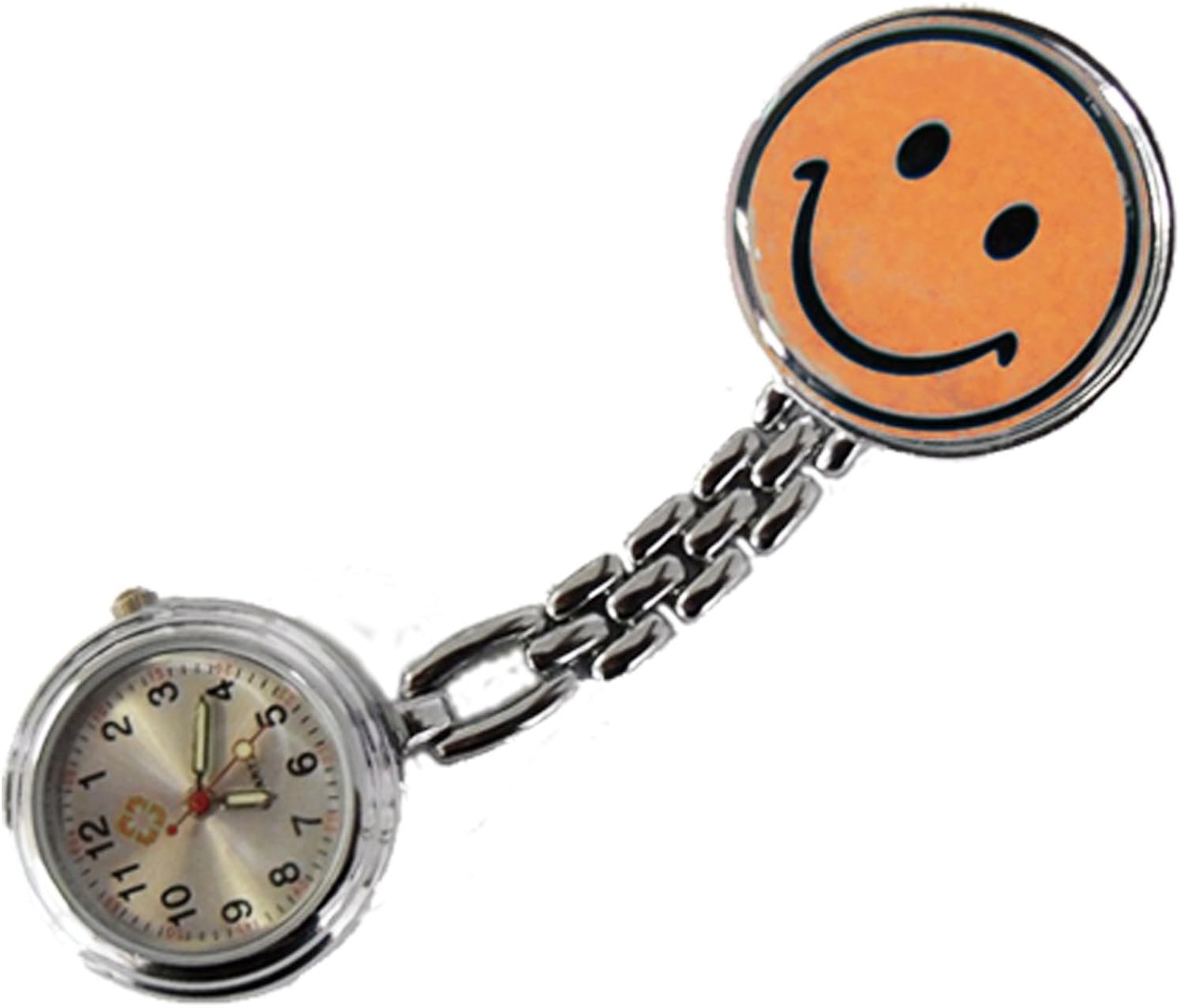 Tiga-Med Schwesternuhr 4er Set - Smiley Clipuhren Für Krankenschwestern & Pflege