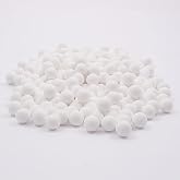 White Ceramic Grinding Balls - Size: 13mm - Weight: 1kg - Milling Media for Ball Mill - by Inoxia