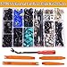 CNIKESIN 527Pcs Car Retainer Clips Door Trim Panel Clips Bumper Clips Plastic Rivets Fasteners Kit Auto Push Pin Rivets Set for GM Ford Toyota Honda Chrysler