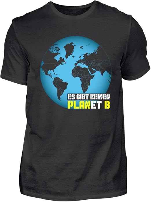 Für Nachhaltigkeit auf Planet Erde - Herren Shirt: Amazon.de: Bekleidung