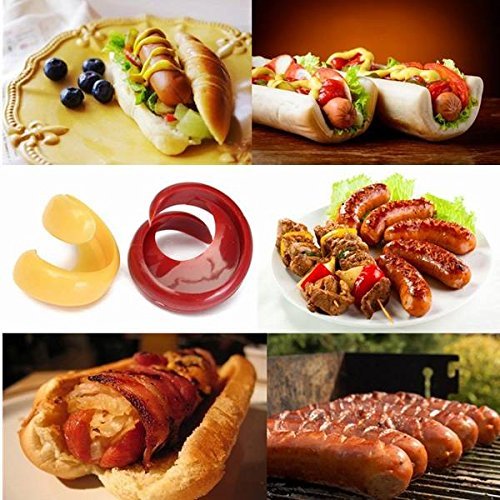 sgfbhd Spiral Grilling Hot Dog Sausage Slicers for BBQ