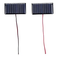 2 Pcs Small Solar Panels,Mini Polycrystalline Solar
