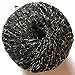 Black Gold Metallic Ladder Ribbon Yarn Dark Horse Beautiful #S101