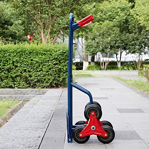 FCH Hand Truck for Stairs Industrial Heavy Duty Sack Truck with 6 Wheels Stair Climbing Cart - Thumbnail 5