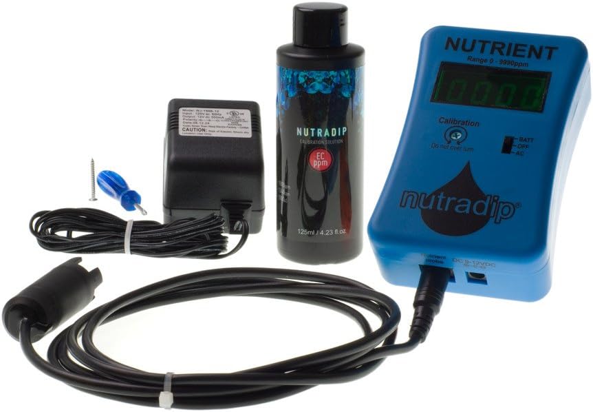 Plant Nutrient PPM meter, AC/DC operation with liquid crystal display