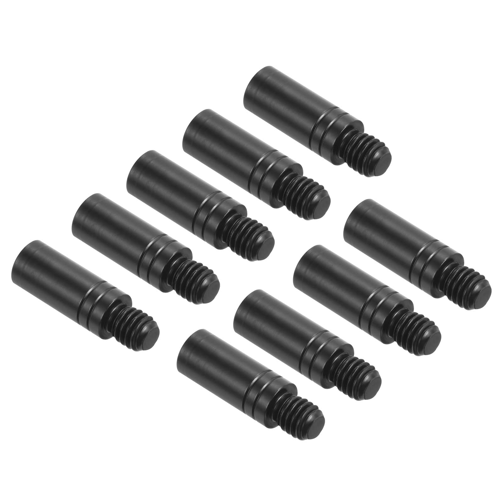 PATIKIL 3g Copper Dart Weight Add Accentuator 9 Pcs 14mm Length 2BA Thread Darts Weight Adjuster Dart Accessories Black