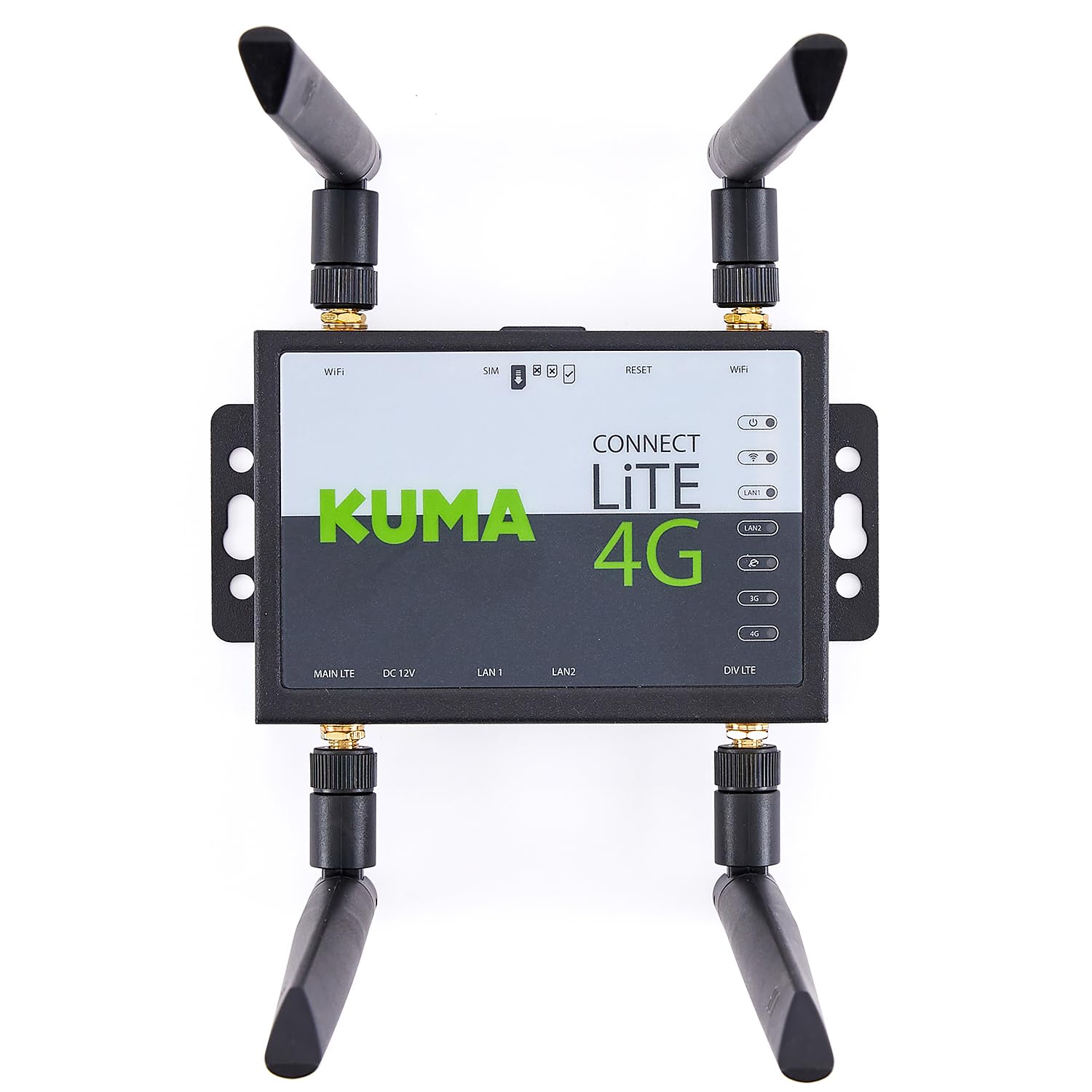 KUMA CONNECT LiTE 4G Router with SIM Slot Unlocked – 150Mbps Portable WiFi Router for Home, Travel & Motorhomes - Connect 32 Devices – UK/EU LTE Mobile Broadband MiFi Hotspot Kit – 12v DC & 240v AC