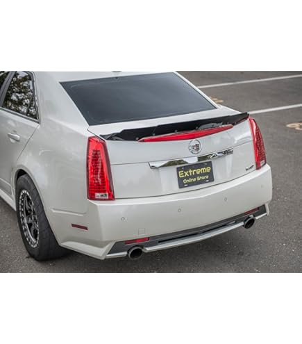 For 2009-2015 Cadillac CTS-V Sedan – ABS Plastic Rear Trunk Wing Spoiler Wickerbill