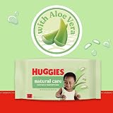 Huggies Natural Care Baby Wipes Plastic Free 480 Wipes Aloe Vera Vitamin E view 4