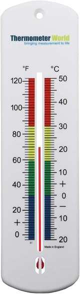 Thermometer World Large 240mm Outdoor Garden Thermometer Greenhouse Indoor view 1