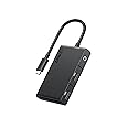 Anker USB C Hub, 332 USB-C Hub (5-in-1, 4K HDMI) with 100W Power Delivery, 4K@30Hz HDMI Display, 5Gbps USB-C and USB-A Data Ports for MacBook, iPad, Lenovo, Dell, HP Laptops, and More (Black)