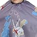 Colorfulife Child Hair Cutting Waterproof Cape Wai Cloth Barber Kids Hair Styling Cape Professional Home Salon Camps & Hairdressing Wrap Children Cartoon Men Hairdresser Pattern Capes (Grey)