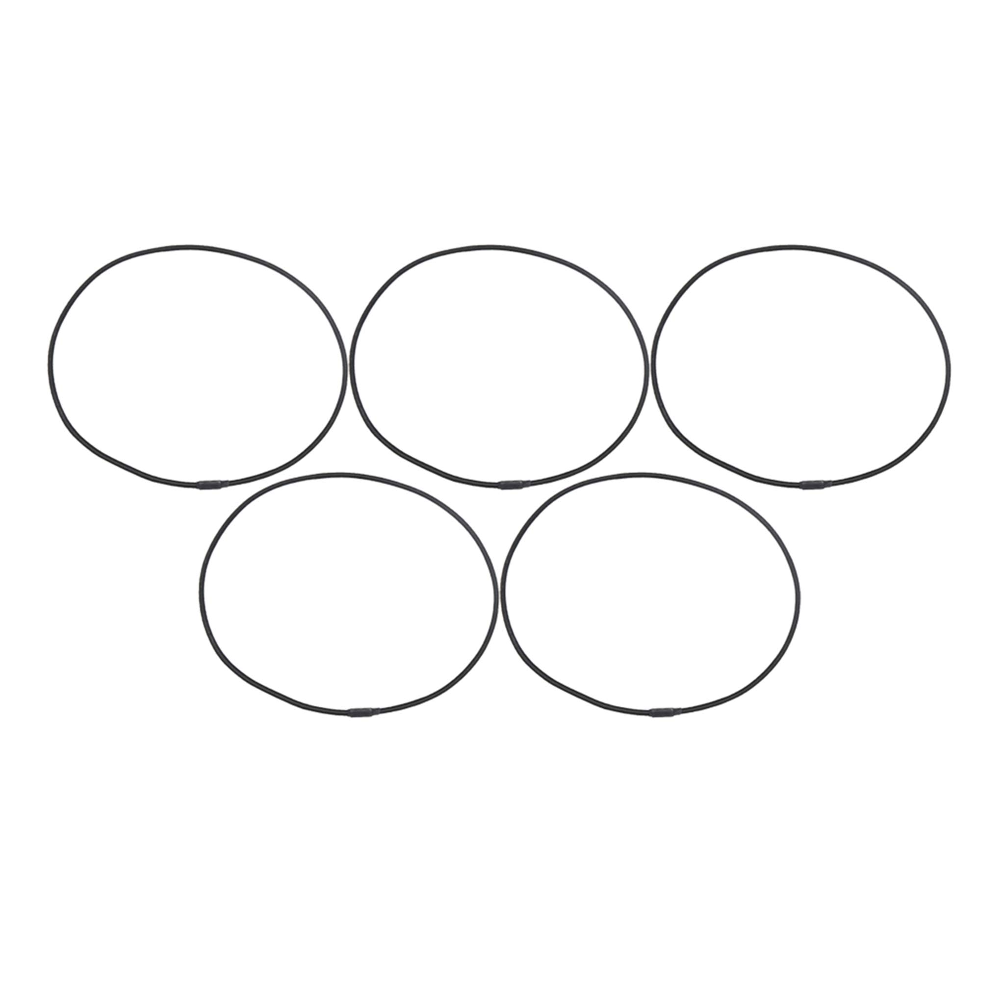 5pcs Black Suspension Shock Mount Elastic Cord Elasticity Ropes for Microphone