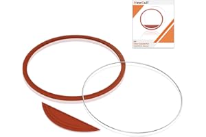 MEWGULF M9 Door Gasket Kit for Midmark M9 M9D Ultraclave Steam Includes Door & Dam Gasket and Support Wires Seal Set Replacement Part #002-0361-01