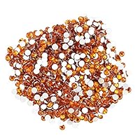 Round Beads for Jewelry Making - Flat Back Clear Crystal Rhinestones (3 mm) Wholesale Bulk - Yazycraft