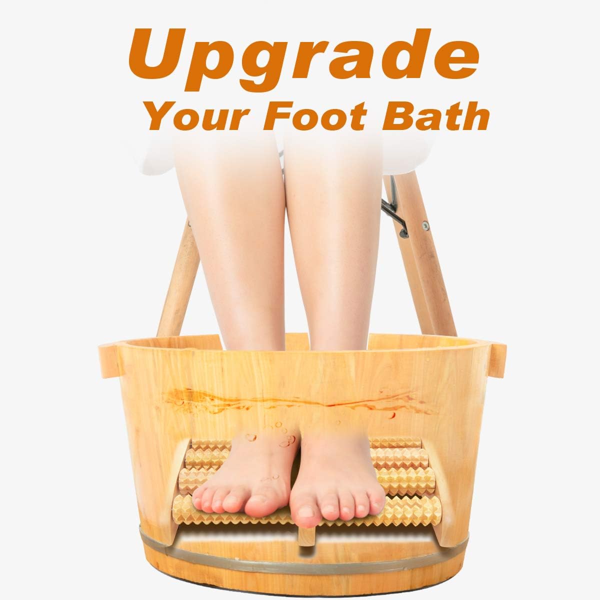 Gifts Dual Foot Massager Roller - Unique Gifts for Men, Women, Mom, Dad, Teacher - Original Shiatsu Massage for Foot, Leg, Back - Relax & Relieve Foot Pain, Plantar Fasciitis, Stress Relief: Health & Personal Care