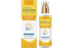 Hair and Scalp Sunscreen Spray SPF 30, SPF 30 Sunscreen Scalp and Hair Mist, Hair Scalp Sunscreen Scalp Protector Spray, Prev