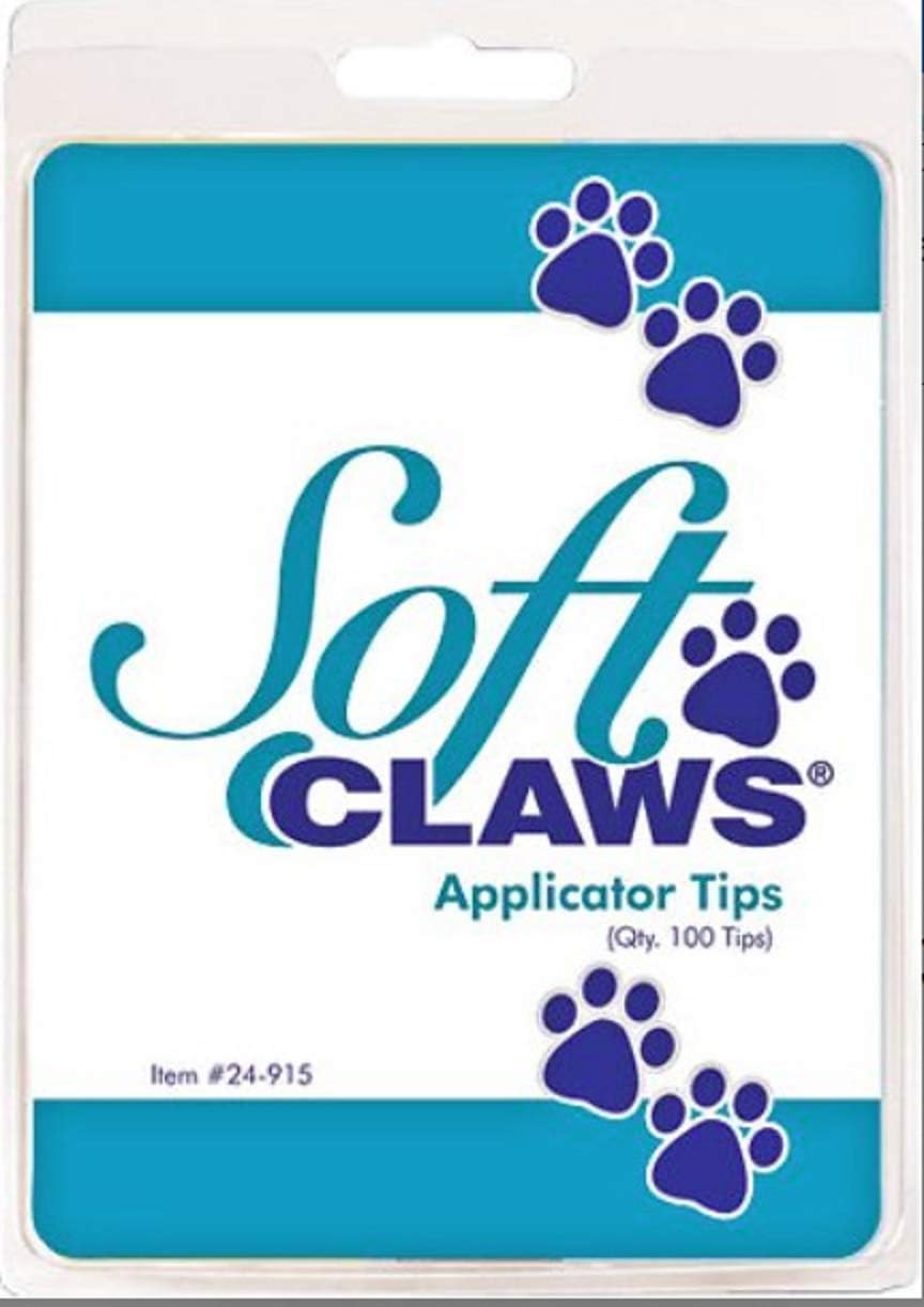 thecatandkittenstore Soft Claws, Applicator Tips Refill 100 Pack