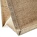 60th Birthday Gift Bag Keepsake for Women Men Novelty Jute 60 Years Old Shopping Tote Size 11.81 x 11.81 x 7.48 inches