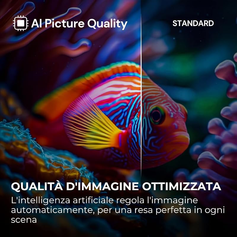H6 Smart TV QLED 43'', 4K UHD, HDR10, Google TV