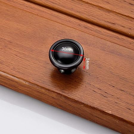 Manijas negras para gabinetes de aleación de zinc Tiradores de puertas