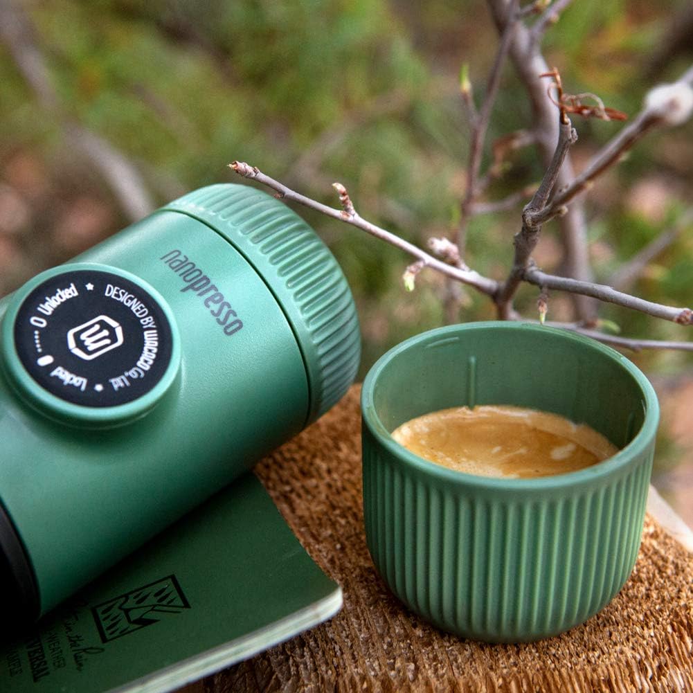 WACACO Nanopresso Portable Espresso Maker Bundled with Protective Case, Upgrade Version of Minipresso - Image 5
