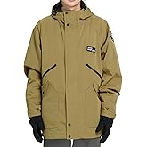 Actleis Men's Waterproof Snowboarding Jacket Winter Warm Windproof Ski Snow Coat With Hood