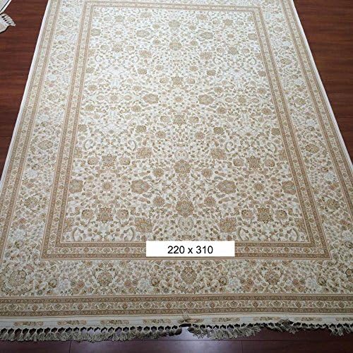 7x10 Handmade Oriental Persian Wool And Silk Rugs Hand Knotted Carpet