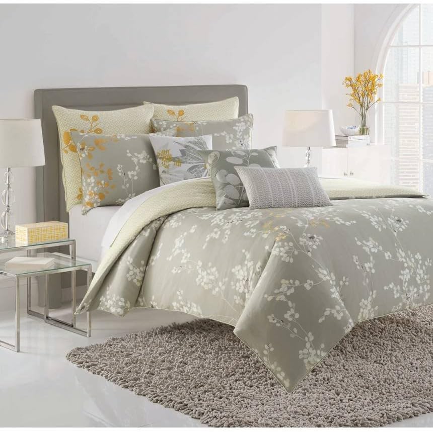 KAS Australia Bedding Gabriel Cotton Neutral Queen Duvet