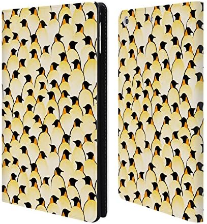 Official Florent Bodart Penguins Patterns 2 Leather Book Wallet Case Cover For Apple iPad mini 4