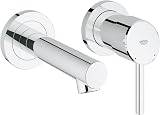 GROHE Concetto 19575001 2-Hole Bathroom Tap 147mm Spout Chrome SilkMove QuickFix view 5
