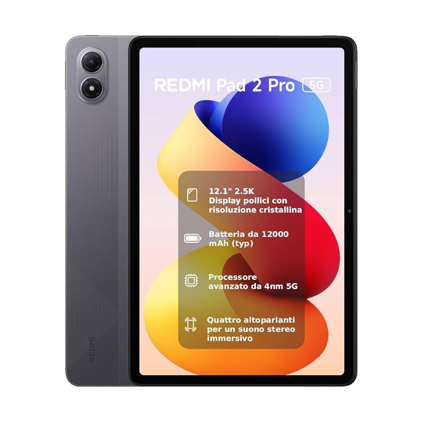 Xiaomi Redmi Pad 2 Pro 5G, 6+128GB
