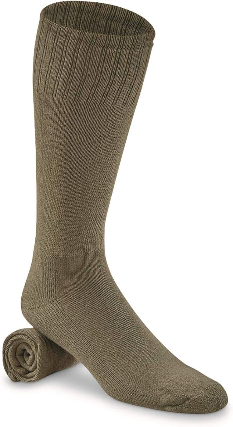 U.S. Military Surplus Heavyweight Boot Socks, 12 Pack