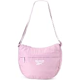 Reebok Womens Nylon Crossbody Sling Bag, Lightweight Quilted &amp; Non-Quilted | Adjustable Strap, Multiple Sizes, Organized Zip Pockets for Phone &amp; Wallet, Everyday Errands, Travel &amp; On the Go