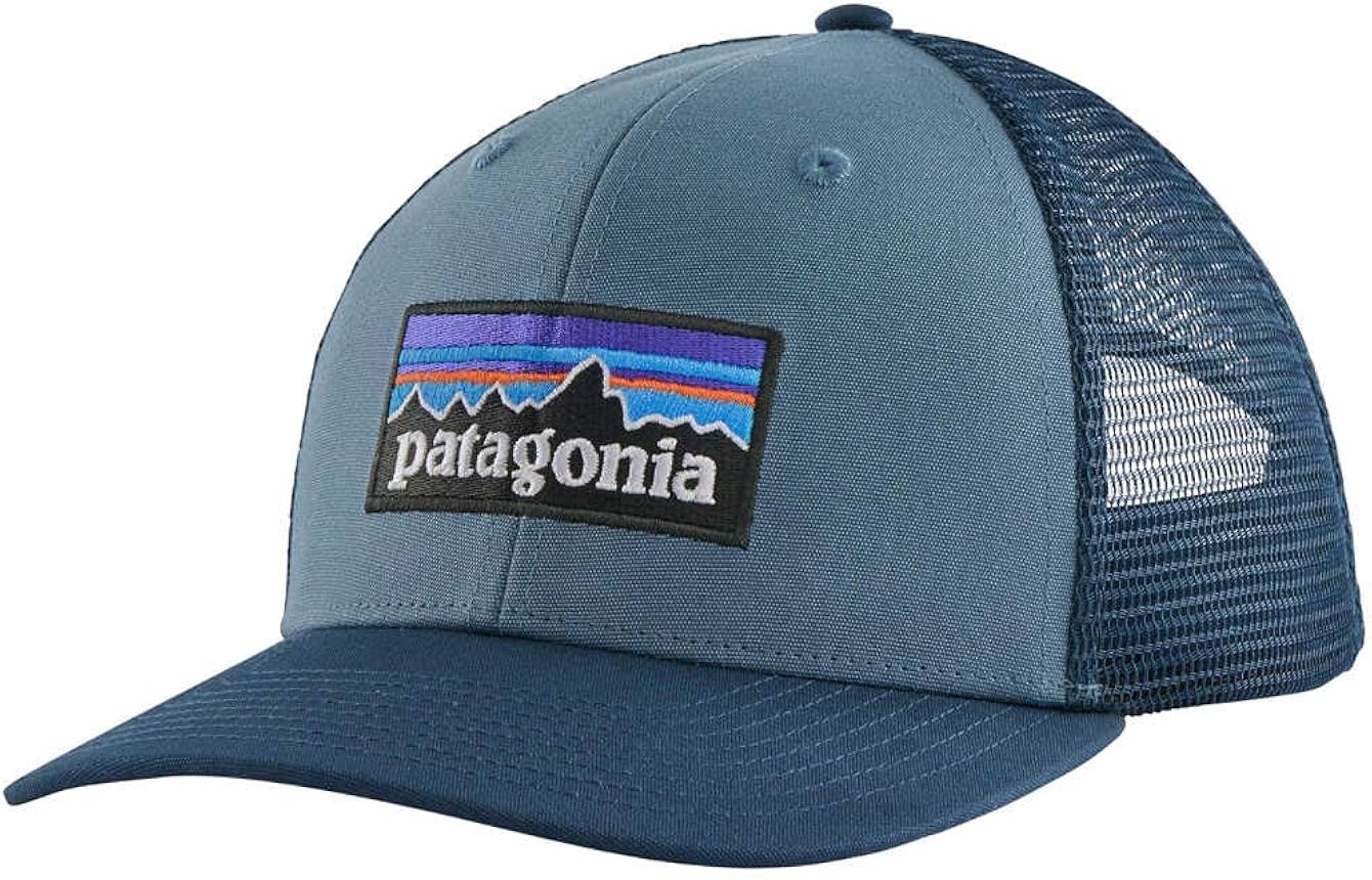 Patagonia P6 Logo Trucker Hat Gorra, Unisex Adulto, Pigeon Blue, Talla