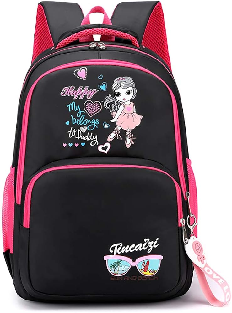 BAACD backpack for girls and kids, schoolbags class 16 elementary