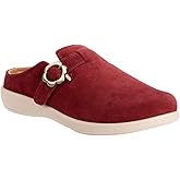 REVITALIGN Women's Solaire Suede Mule, Rosewood, 11