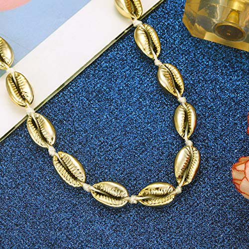 4 HSWE+Necklace+Gold+Plated+Adjustable+Handmade