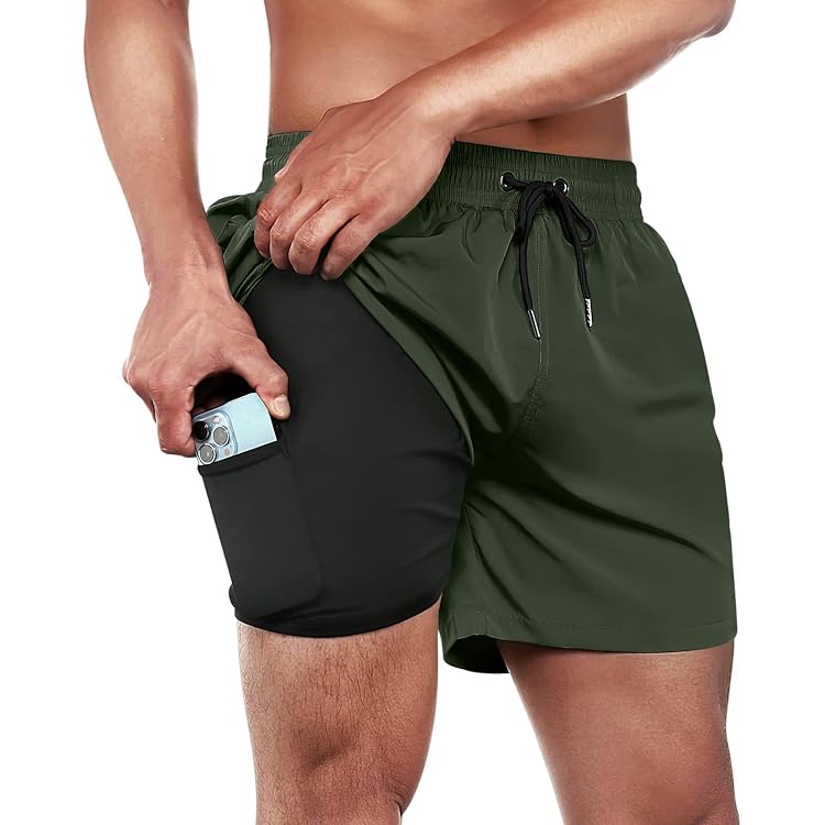 Short De Bain Homme Anti Irritation Surf Plage Maillot De Bain Homme Rembourré Amovible - Sexy, Séchage Rapide, Pour Plage Et Sports Nautiques Slip De Bain Sport Maillot De Bain Homme 2