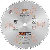 CMT Orange Tools 256.050.10 - Combination Saw Blade D=10 B=5/8 &szlig;=4 ATB 15 + 1 FLAT K=0.102 P=0.071 a=15