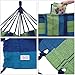 SONGMICS Cotton Hammock Swing Bed for Patio Porch, Garden Backyard for Traveling, Camping, Hiking, Backpacking Lounging Heavy-Duty, Lightweight and Portable Indoor Outdoor UGDC15L