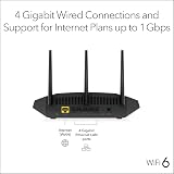 NETGEAR Nighthawk WiFi 6 Router RAX10 Dual-Band AX1800 up to 1.8 Gbps view 4