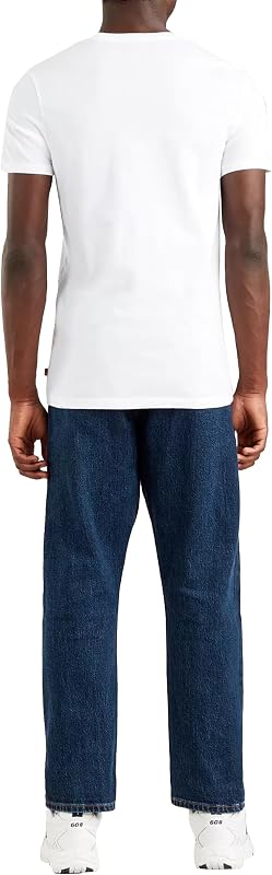 2-Pack Crewneck Graphic Tee, T-shirt Uomo, Bianco ( Chesthit White / Caviar ), L