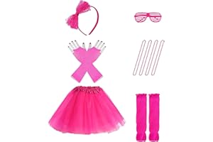 HENKNJAR Halloween Costume Accessories, Goggles/Beanie/Gloves/for Halloween Birthday Christmas New Year Eve Cosplay Party Set