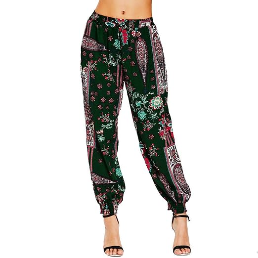 Amazon.com: Comfy Stretch Pantalon Women Printing Pocket ...