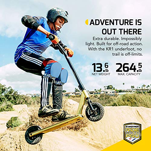 Swagtron KR1 AllTerrain Dirt Kick Scooter ASTMCertified & 8INCH