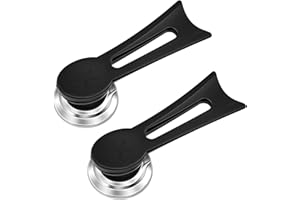 WELANE Vertical Pan Lid Handle, 2 PCS Black Universal Replacement Pot Lid Handles for Kitchen Cookware Lids (14.5cm/5.7in)